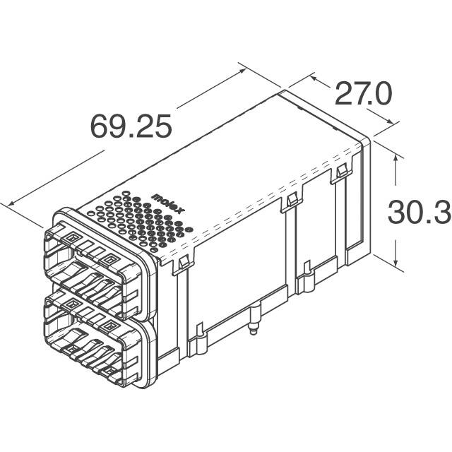 760240568 Molex  Conjuntos de conectores enchufables